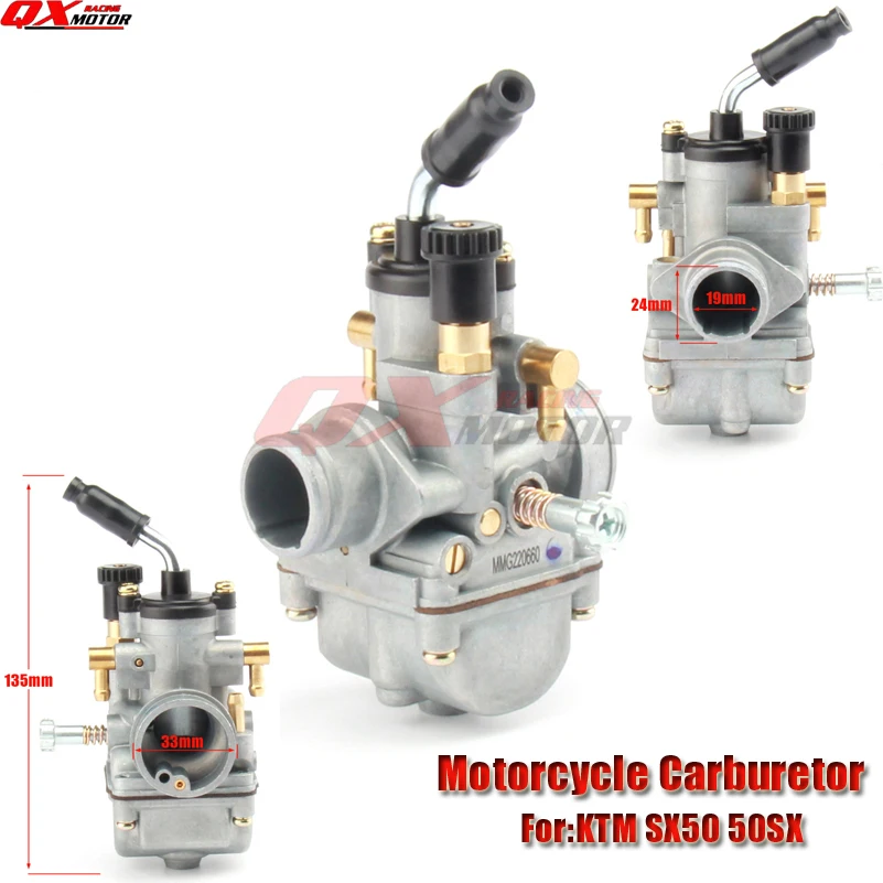 New 19mm Carburetor Carb For ktm50 50SX SX50 JUNIOR 50cc Dirt Pit Bike