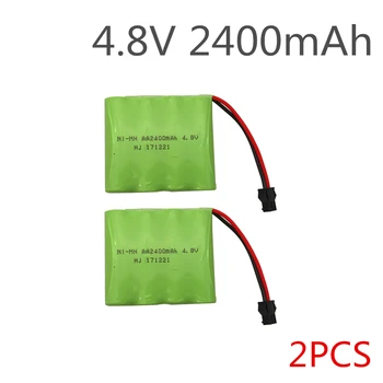 

2Pcs 4.8v ni-mh battery 2400mAh high quality batteries aa nimh rechargeable battery for Remote control electric toys tool led