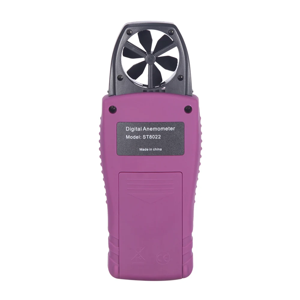 Nicetymeter ST8022 Мини цифровой измеритель скорости ветра карманные анемометры температура цифровые термометры скорость воздуха Анемометр