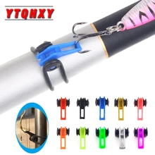 YTQHXY 10 шт./пакет Пластик рыболовный крючок хранитель для удочка рыболовные приманки безопасности держатель рыболовные снасти инструменты WQ8151A