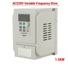 1.5KW 3HP 220V Variable Frequency Drive Inverter VFD Speed Control 1-3 Phase