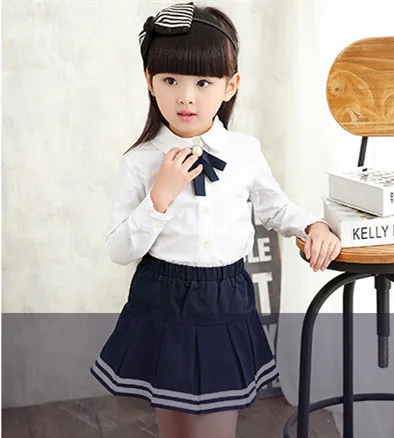 Детская униформа в английском и корейском стиле для мальчиков и девочек; осенне-зимние костюмы; костюмы для начальной и средней школы; два комплекта