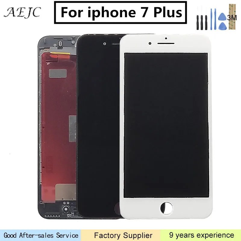 

5.5" For AUO For iPhone 7 Plus 7P LCD Display Touch Screen Digitizer Assembly with Screen Protector For iPhone 7 Plus 7P LCD