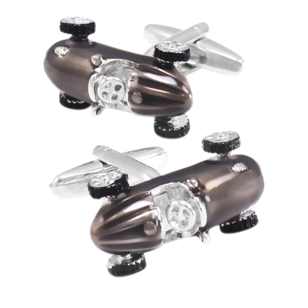1 Pair Vintage Car Design Cufflinks for Mens Shirt Business Wedding Party Festival Jewelry