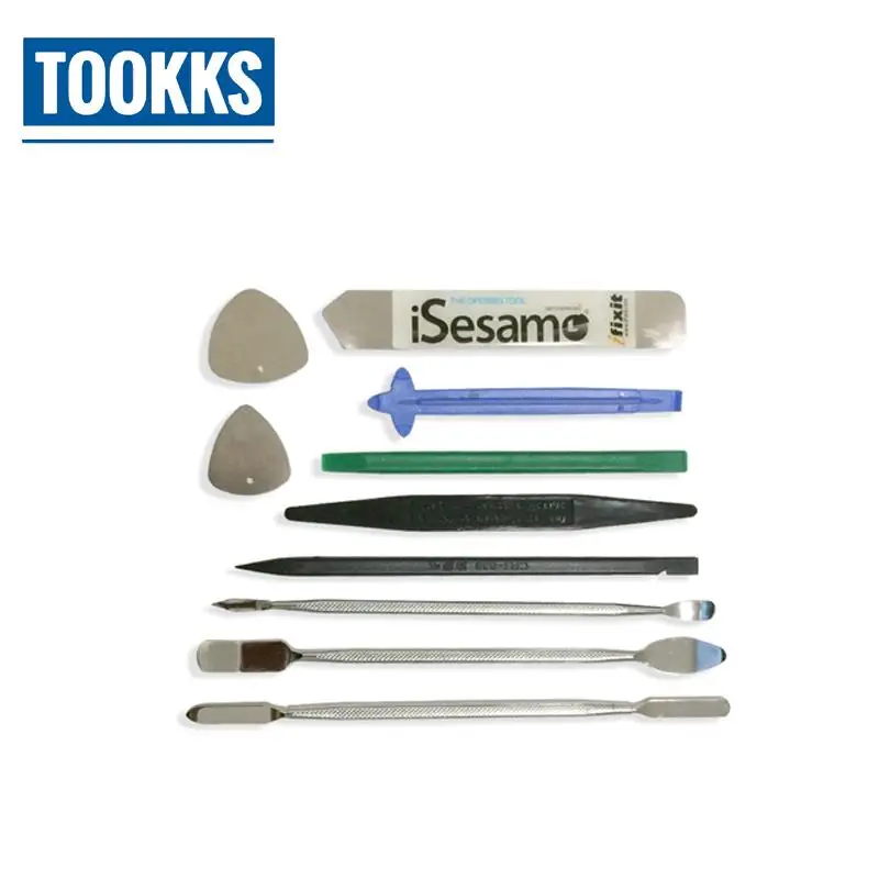 

10Pcs iPhone Tablet Computer Pry Opening Tools Mobile Phone Repair Tools Kit With Metal Spudger Scraper Picks Tools