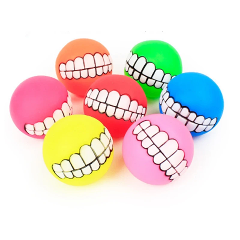 

Silicone Funny bite-resistant environmentally friendly Chew Sound Dogs Play Fetching Squeak Toys For Small And Big Dogs