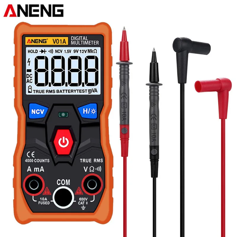 

ANENG V01A Digital True RMS Multimeter Tester Autoranging Automotriz Multimeter With NCV Data Hold L
