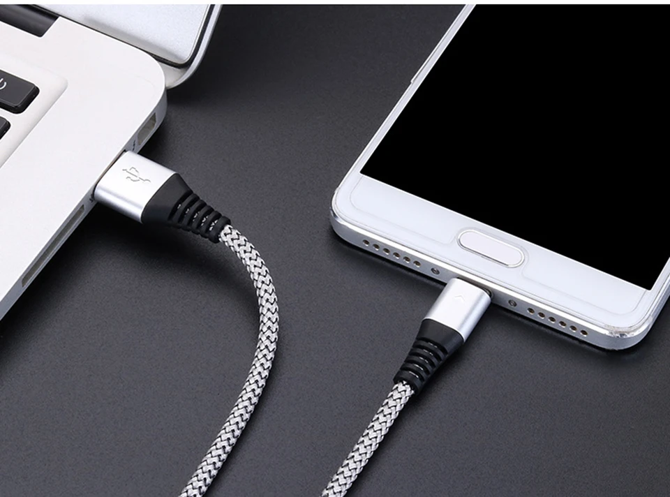 Светодиодный кабель usb type C с зарядным устройством, длинный короткий кабель для быстрой зарядки, кабель для синхронизации данных USBC для мобильного телефона samsung Xiaomi