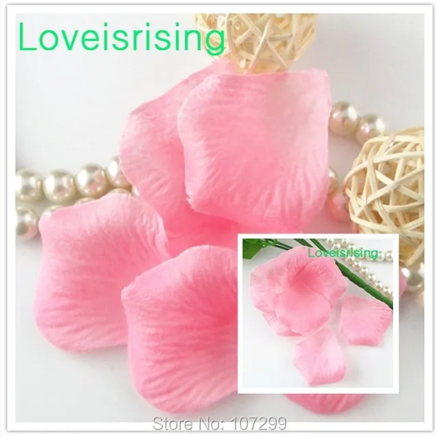 5 packs(720pcs) Pink Non Woven Fabric Artificial Rose Petal For Wedding