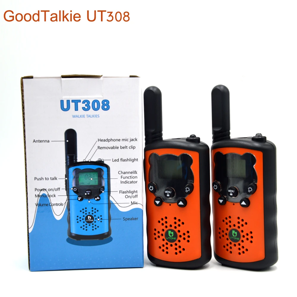 2 шт. портативная рация GoodTalkie UT308 высокомощная двухканальная UHF|Рации| |