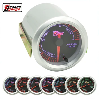 

Dragon gauge 52mm Stepper motor 7 Colorful backlights Auto Car Air fuel ratio Gauge EXI temp modification Gauge Free shipping