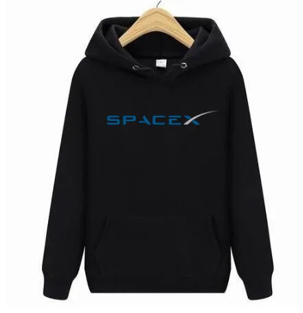 

2019 Spring Autumn SpaceX Hoodies Men Space X Logo Men's Sweatshirts Popular Sweatshirts High Quality XS-4XL