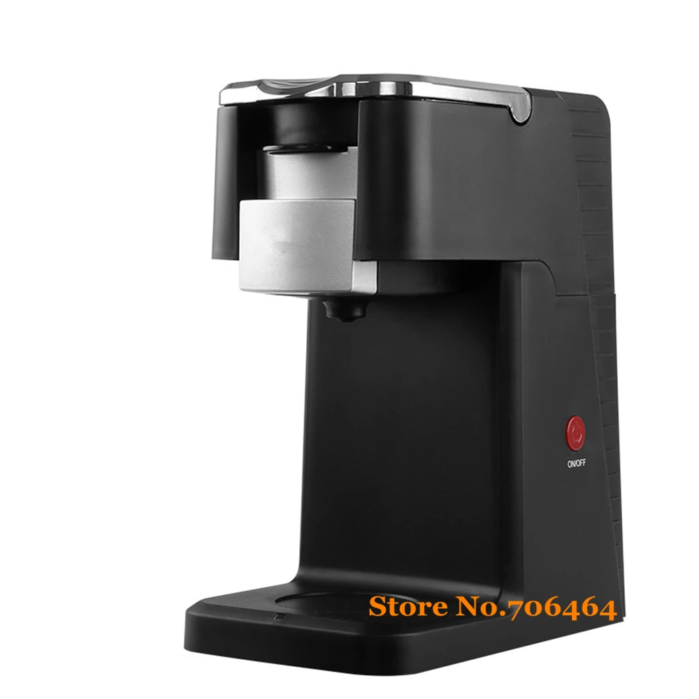 Одна кнопка Новая K-CUP капсула полностью автоматическая кофемашина Эспрессо Электрический Капучино/латте кофеварка
