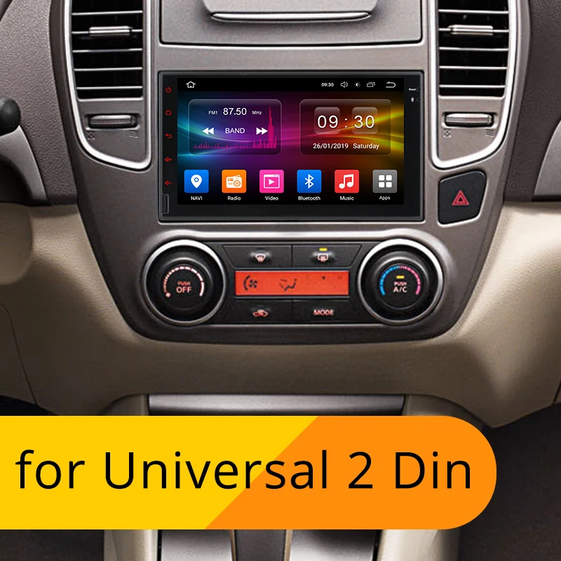 Best Ownice K3 2Din Android 9.0 7" HD Car Radio Universal DVD Multimedia Player GPS Navigation Car Stereo Support Bluetooth USB Video 1