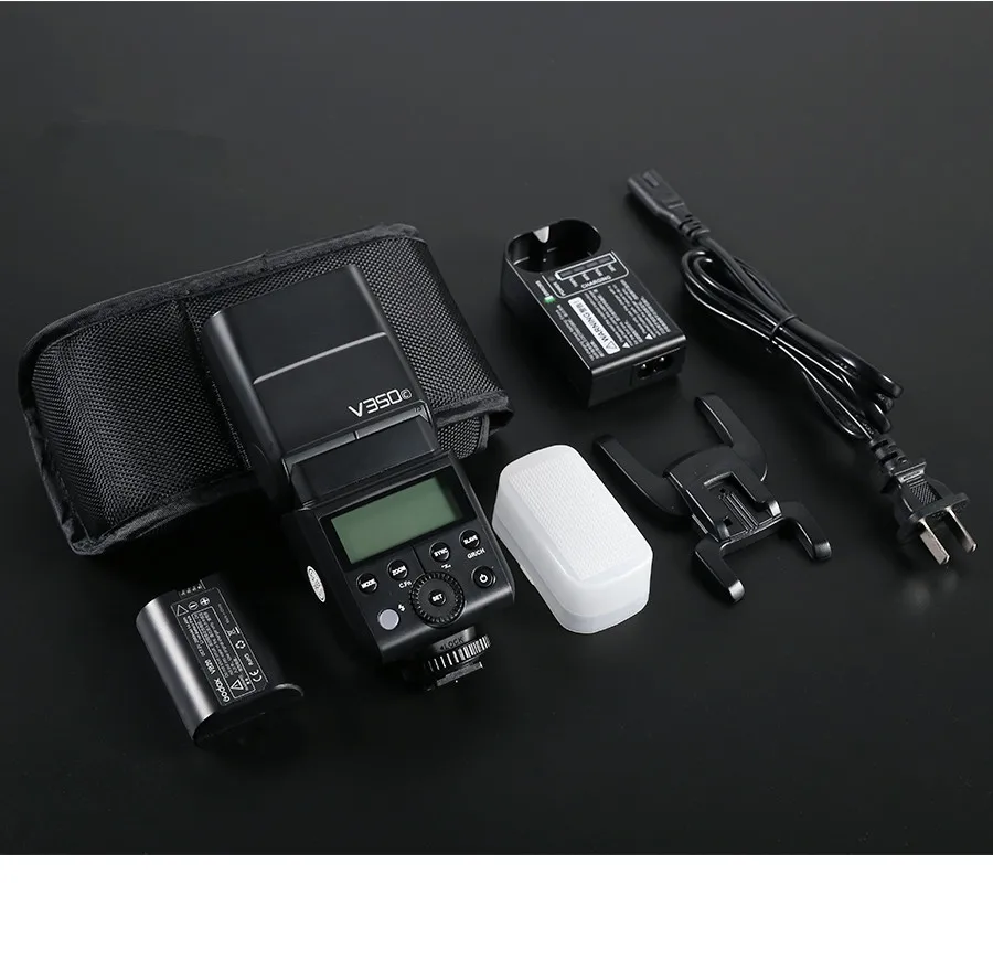 Godox V350C TTL HSS 1/8000s GN36 0 1 ~ 7 s перезаряжаемая камера Speedlite Flash Встроенная батарея с