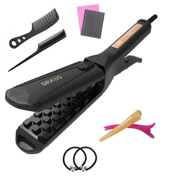 

2019 Fashion Hair Straightener Fluffy Hair Flat Iron Small Corn Wave Curling Iron Natural Straightening Iron Hair Styling Tools