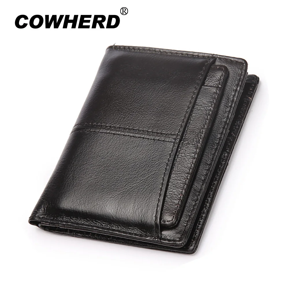 Men/'s Long Fashion Wallets Male Genuine Cow Leather Phone Card Holder Coin Purse