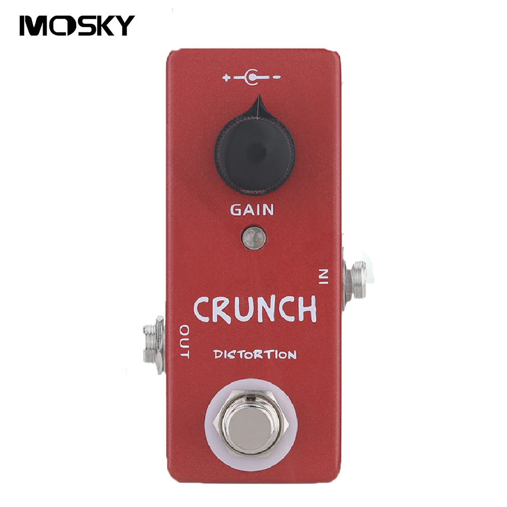 High Quality MOSKY Crunch Distortion One Knob Controls Mini Guitar