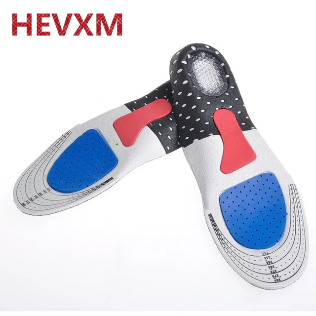 

HEVXM Free Size Unisex Orthotic Arch Support Sport Shoe Pad Sport Running Gel Insoles Insert Cushion for Men Women insole