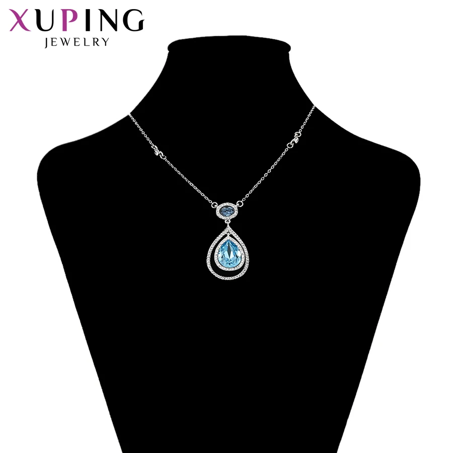 Xuping модные Кристаллы от Swarovski Романтический Цепочки и ожерелья ювелирных изделий