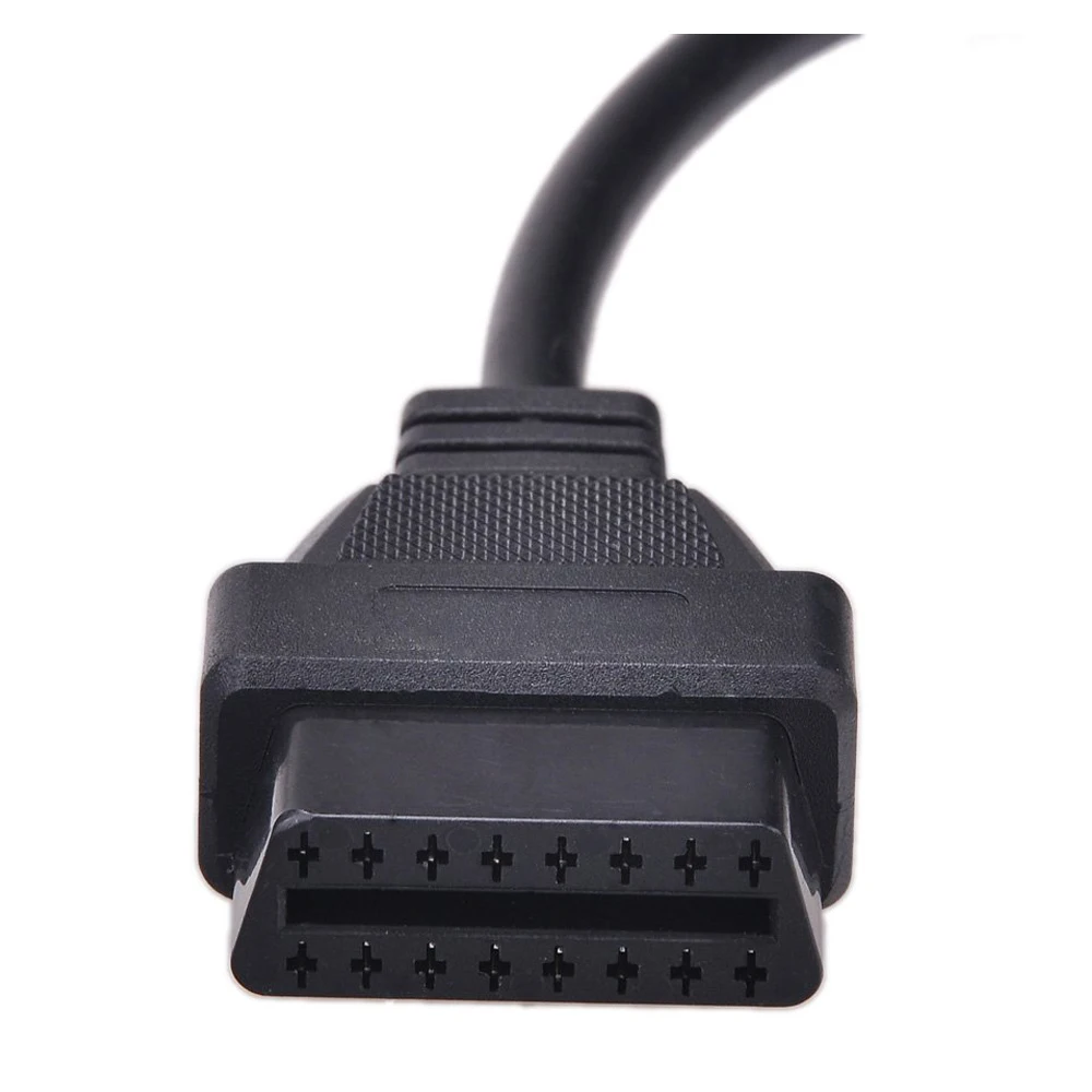 WSFS Hot OBDII opening cable 16 pin connector Expansion Slot Diagnostic Extender Extension Cable