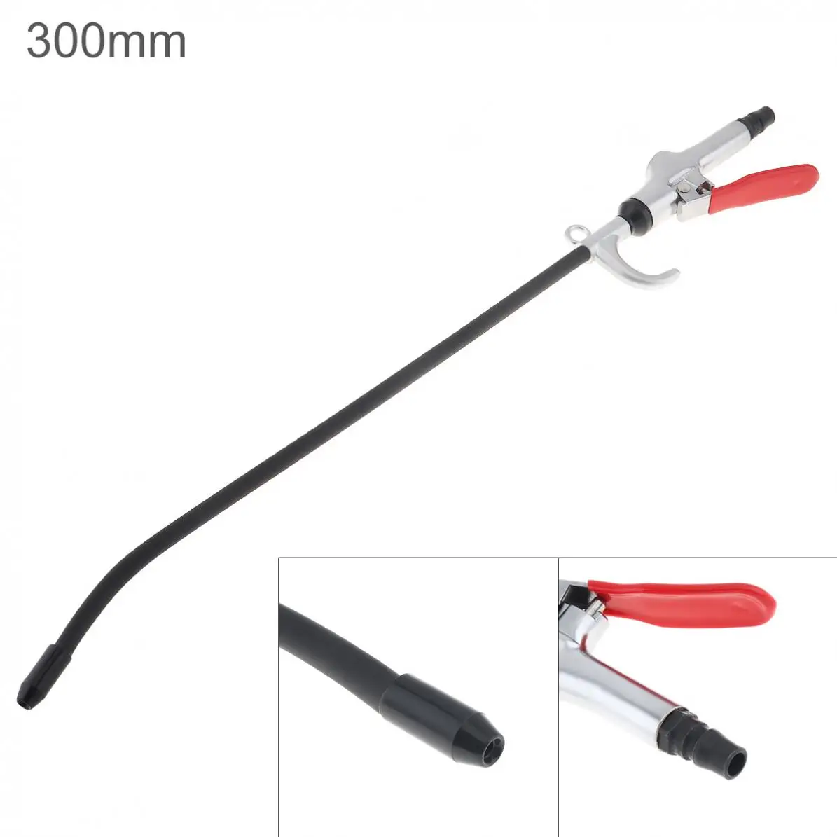 

Spray Gun 16 Inch Pneumatic Air Blow Cleaning Duster with Press Type Switch and 300mm Long Nozzle for Cleaning Dust
