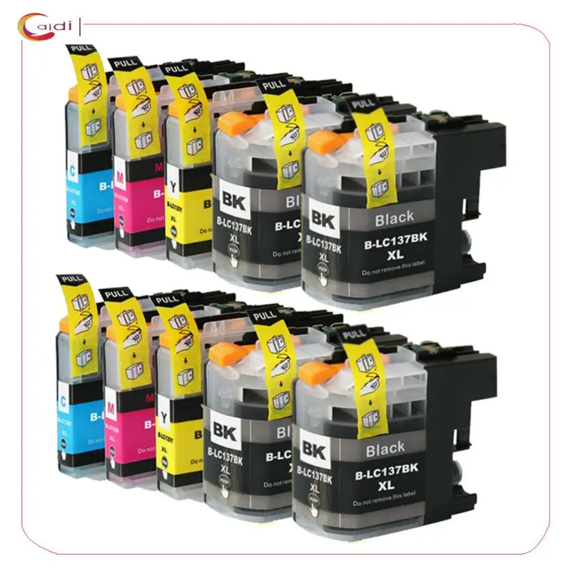 Aliexpress.com : Buy 10Pack ink cartridge for brother LC137 / LC135 XL BK C M Y compatible