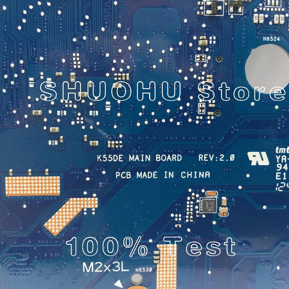 Материнская плата KEFU для ноутбука ASUS K55DE K55DR K55N K55D REV: 2 0 протестированная на 100%