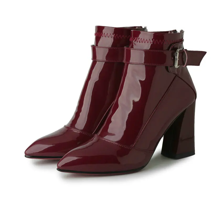 burgundy boots womens