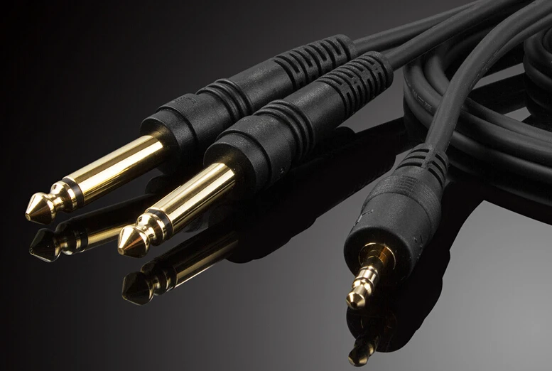 

1.5m 3.5mm Male Jack to 2 x 6.35mm Male Jack TS Cable
