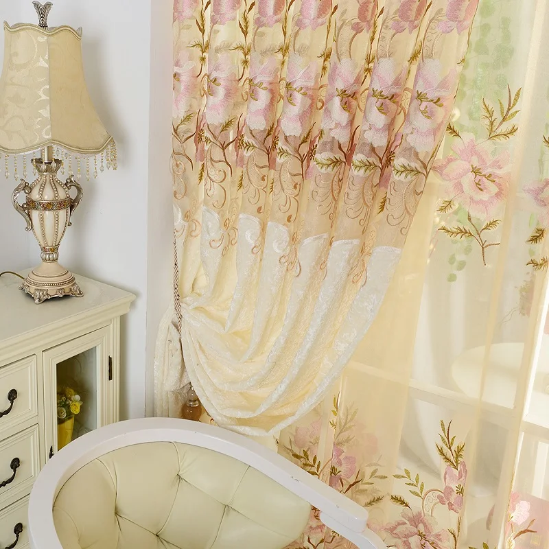 Buy Light Yellow Luxury High Quality Embroidered