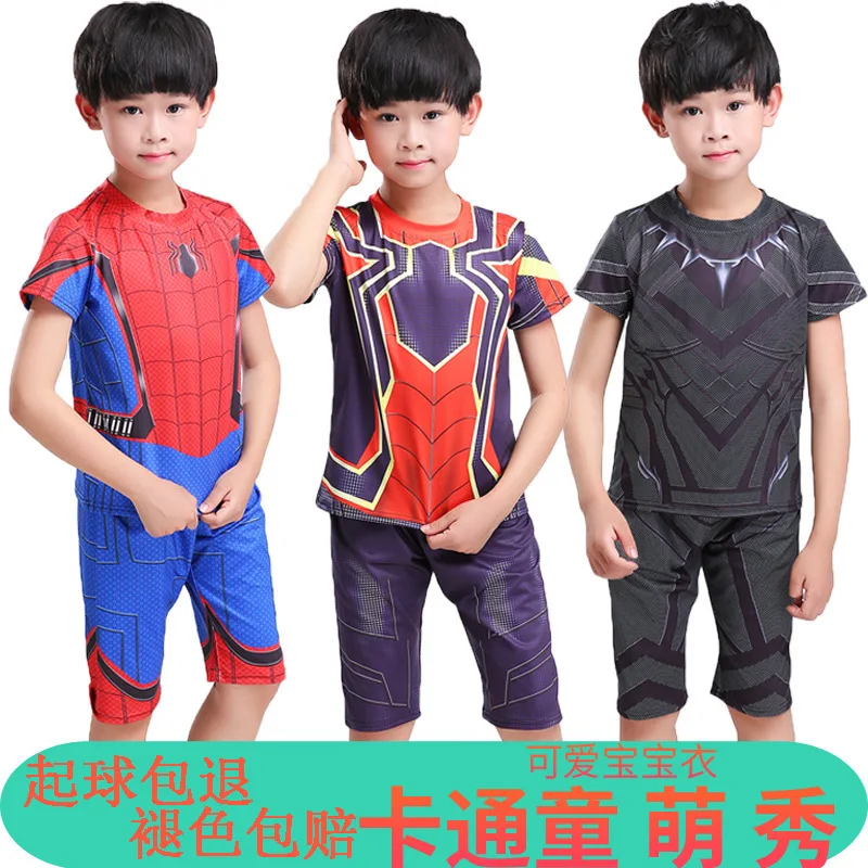 Комплект из 2 предметов для маленьких мальчиков, костюм на Хэллоуин для детей, костюм для мальчиков, карнавальный Комплект для мальчиков, одежда героя