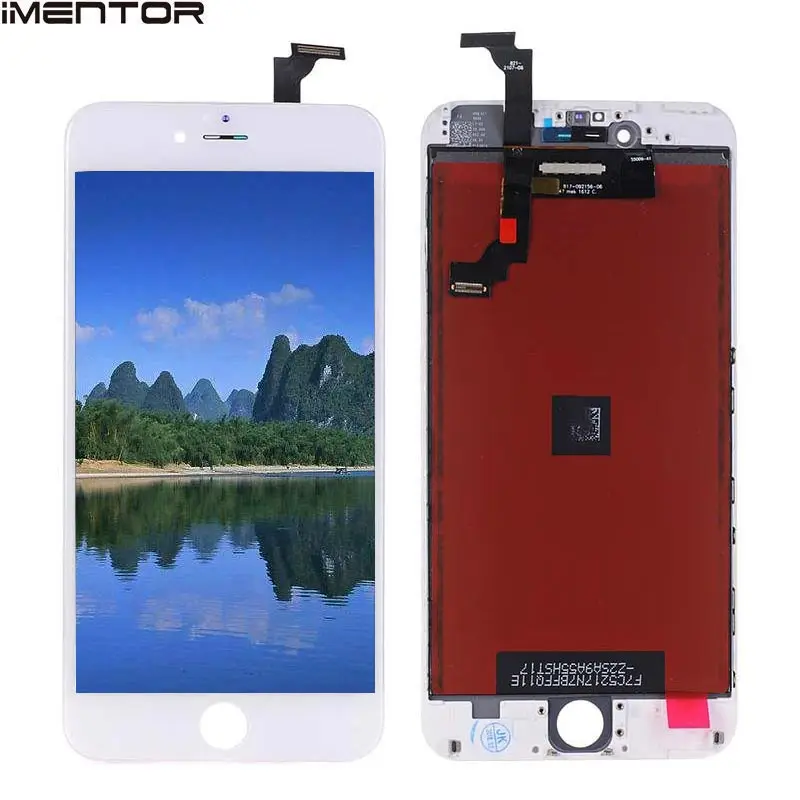 6P BLACK WHITE 10 шт. полный угол обзора ЖК-дисплей для AAA+++ iphone 5 5S 5C SE 6 6 P 6 S 6SP 7 7 P 8 8 P экран дисплей Сенсорная сборка более высокая яркость - Цвет: 6P BLACK WHITE