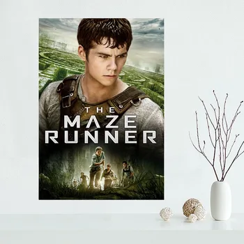 

Classical Custom The Maze Runner Canvas Painting Poster Cloth Silk Fabric Wall Art Poster for Home Decor