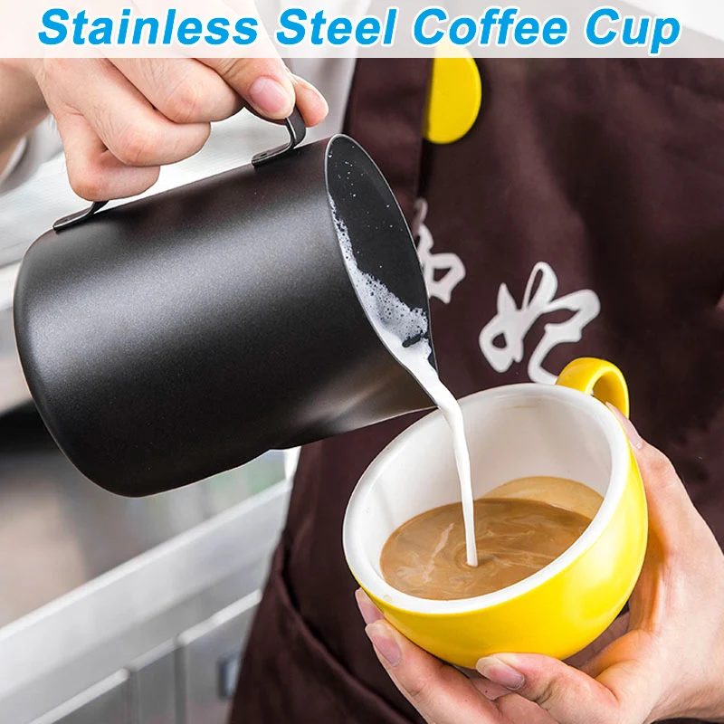 

Hot New Non-stick Coating Coffee Mug Cup Stainless Steel Espresso Milk Coffee Cup LXY9 DC10