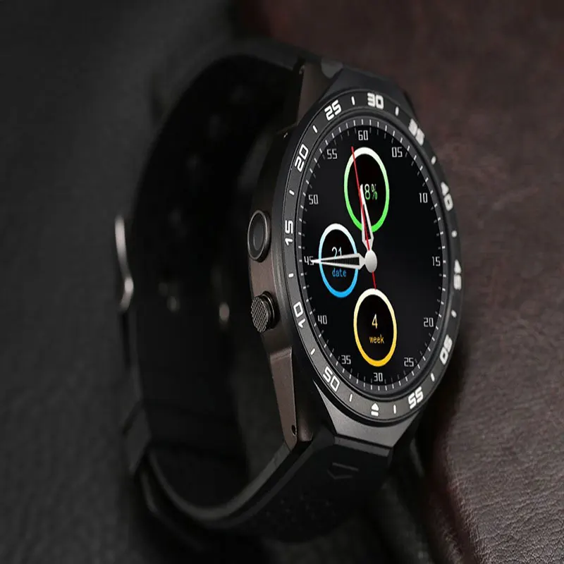 Kingwear bluetooth Smart Watch KW88 MTK6580 Support Wifi GPS 3G Heart rate SIM HD camera Luxury smartwatch kw88 For IOS Android