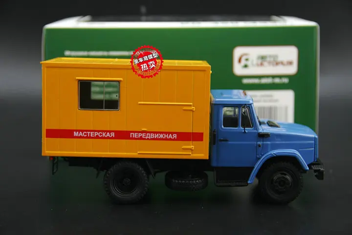 Классический SSM 1:43, в СССР, российский ЗИЛ, грузовой фургон, грузовик, литая игрушка, модель для коллекции, украшения