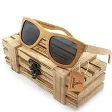 Bobobird Handmade Wood Sunglasses Wooden Eyewear Bamboo Wood Sun Glasses in Wood Box lunette de soleil Dropshipping BS008