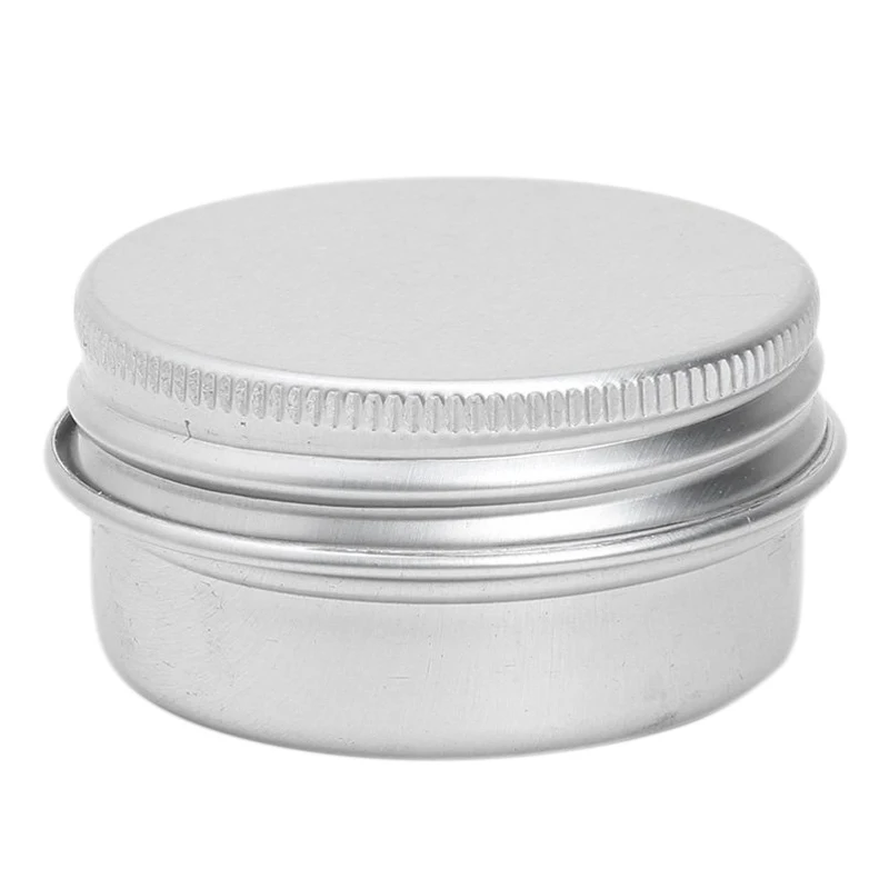 

1 x Empty Cosmetics Pot Lip Balm Tin Jar Container screw 50ml