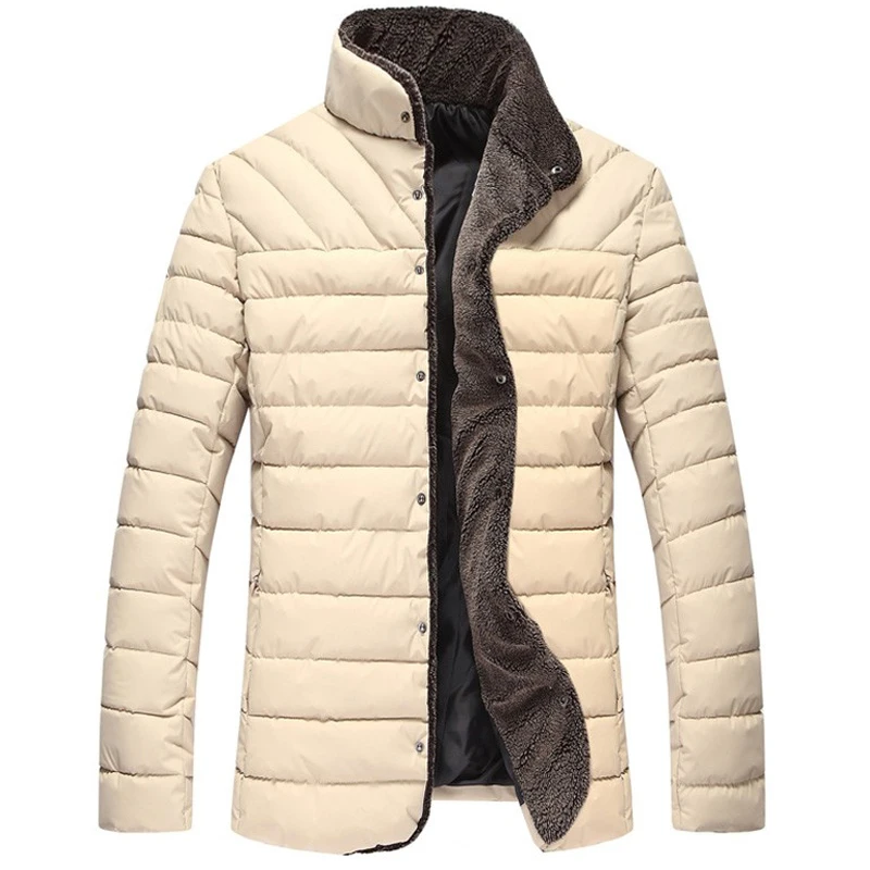 Прямая, мужские зимние куртки и пальто, верхняя одежда с хлопковой подкладкой, толстые парки homme NXP30