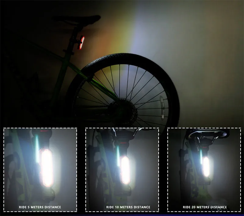 Top Cycling Bike light USB Rear Bicycle lantern COB LED Safety tail lights MTB luz bici 2 color 5 mode Flash Cycle Lighting Bicycles 4 Top Cycling Bike light USB Rear Bicycle lantern COB LED Safety tail lights MTB luz bici 2 color 5 mode Flash Cycle Lighting Bicycles 4