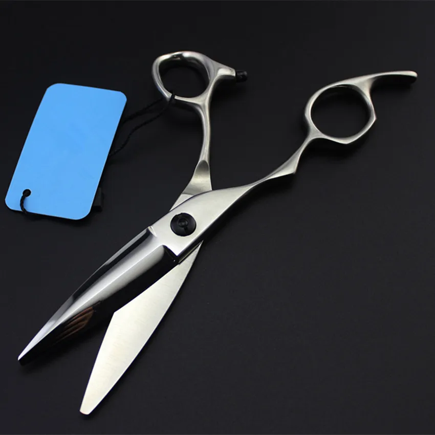 Настроить Профессиональный Левая рука Японии 440C 6 дюймов ножницы установить резки Парикмахерская макияж филировочные ножницы