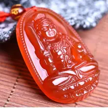 Новая световая точка нового Натурального Красного Манао фудо кулон знак зодиака петух натальный Будда патрон