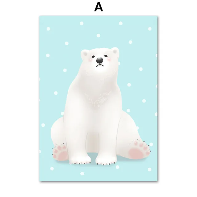Cartoon-Penguin-Bear-Sea-Lion-Animal-Nordic-Posters-And-Prints-Wall-Art-Canvas-Painting-Nursery-Wall.jpg_640x640