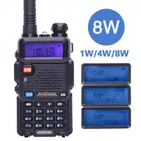 Baofeng 8 ワットハイパワー強力な Walike トランシーバー双方向ラジオ UV-5R8W UV-5R のアップグレード 10 キロ長距離旅行のための狩猟の森