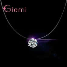 3 коготь супер блестящий из австрийского кристалла, кубический цирконий твердый 925 пробы серебряный кулон ожерелье для женщин девушек ювелирные изделия