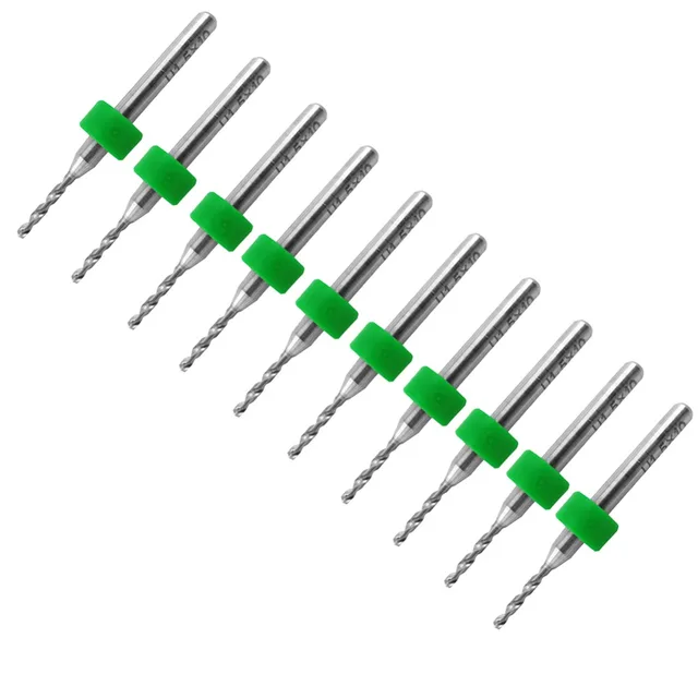 10pcs lot high quality pcb print circuit board carbide micro drill10pcs lot high quality pcb print circuit board carbide micro drill bits tool 0 5 mm ve623 p0 3