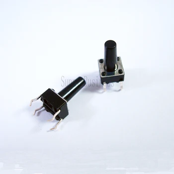 

6x6xH12mm 4-pin 4pin Quality Mini Micro Momentary Tactile Push Button Switch