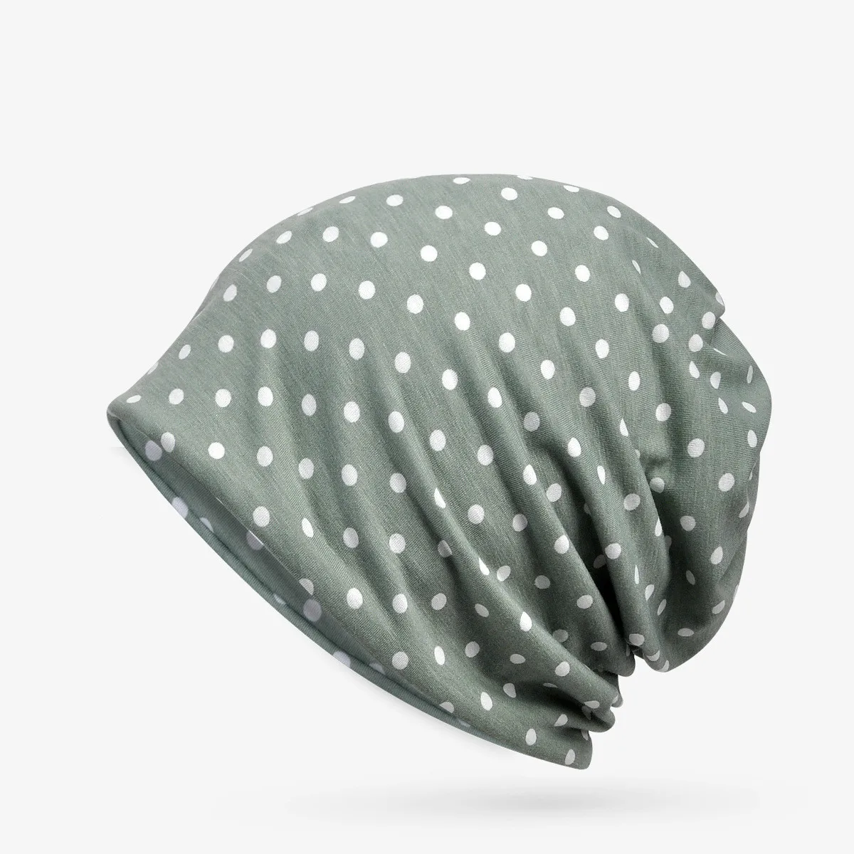 

Women's Beanie Hat Cotton Summer Dot Pattern Beanie Hats For Men Women Slouchy Beanies Skullies Hat Female Male Bone Gorros