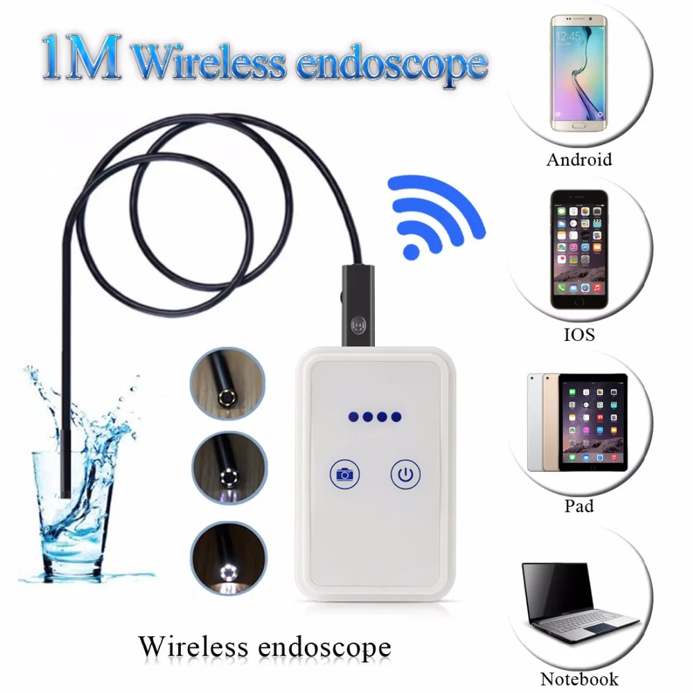 bilder für 1 Mt Wifi Endoskop Kamera Weitwinkel Versteckte Gewidmet Digital Video Recorder HD USB Android LED Mikroskop Inspektionskamera bilder für 1 Mt Wifi Endoskop Kamera Weitwinkel Versteckte Gewidmet Digital Video Recorder HD USB Android LED Mikroskop Inspektionskamera